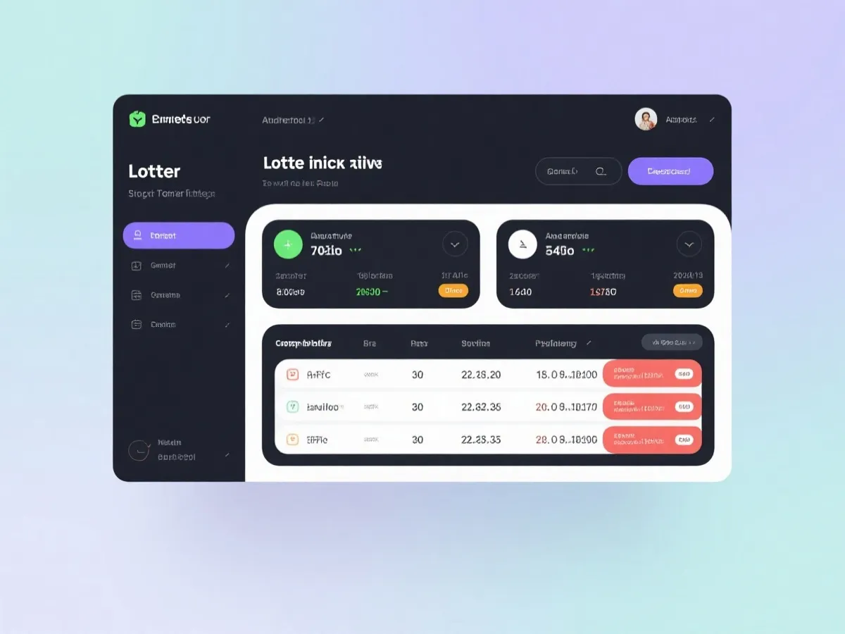 数据看板与走势图示意